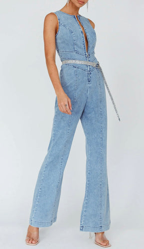 Dazie Denim Jumpsuit