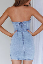 Load image into Gallery viewer, Brooklyn Denim mini dress