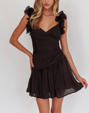 Load image into Gallery viewer, After Dark black mini dress
