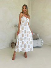 Load image into Gallery viewer, Cameo Maxi dress-Lunar palms print