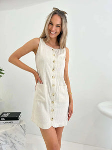 Vienna button dress