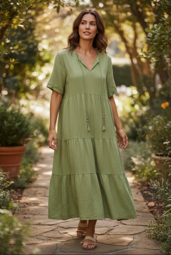 Gypsy Grove maxi dress green