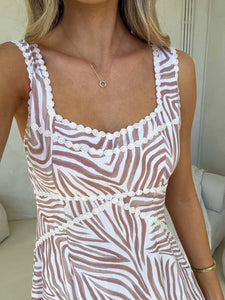 Stella maxi dress- Zahara print
