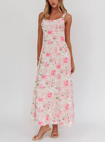 Poppy floral maxi dress