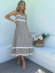 Lucille dress- Taupe