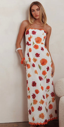 The Clover floral maxi dress