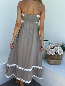 Lucille dress- Taupe