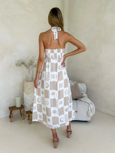 Load image into Gallery viewer, Tara Dress- Luna Palms print