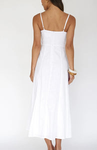 Florida white maxi dress