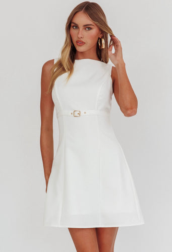 The Monaco dress white