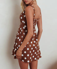 Load image into Gallery viewer, Charlotte polka dot mini dress