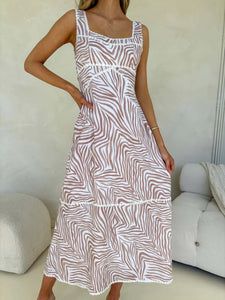 Stella maxi dress- Zahara print