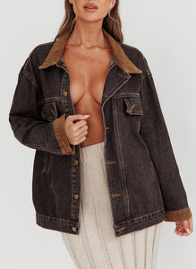 Rocky denim Jacket ( black)