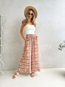 Jessika pant~ Arcilla print