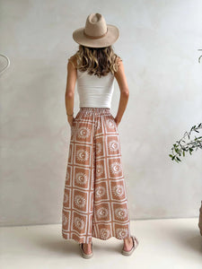 Jessika pant~ Arcilla print