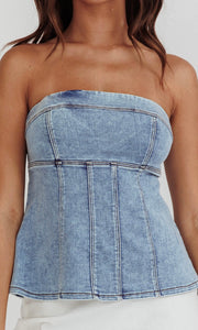 Estelle denim top