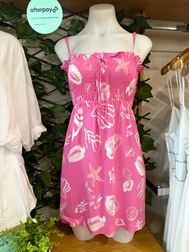 Bahamas pink mini dress