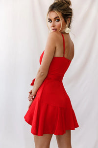 Siren mini red dress