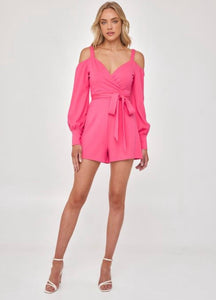 Royal Flush pink playsuit